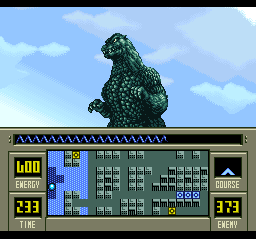 Super Godzilla (USA) In game screenshot